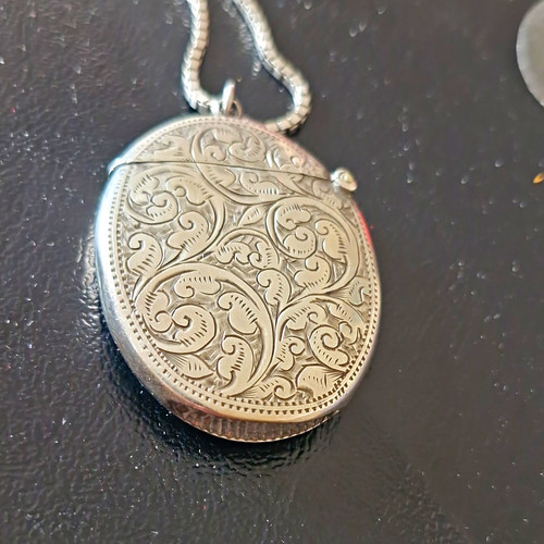 Silver vesta victorian - vesta,