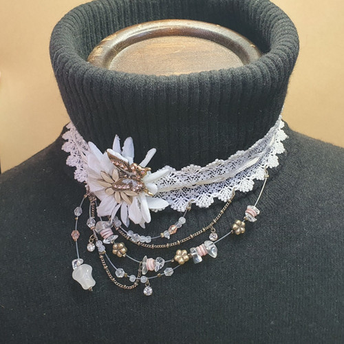 Edwardian revival choker - revival,
