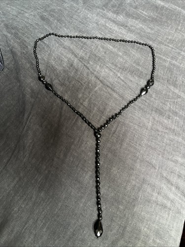Vintage black glass jet - black, /