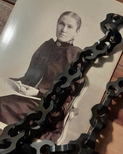 Victorian antique vulcanite - victorian,