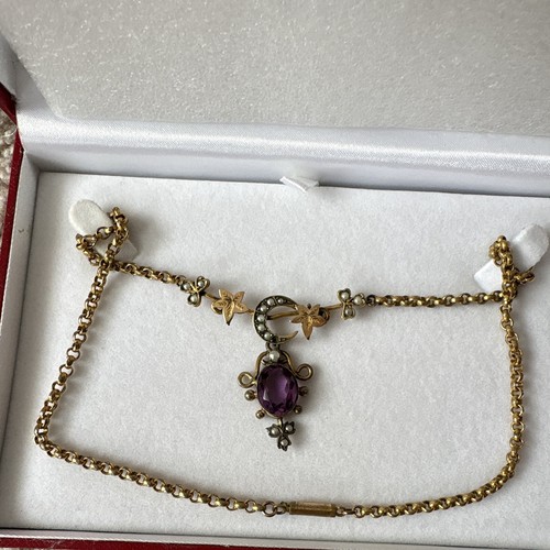 Late victorian amethyst - amethyst, and