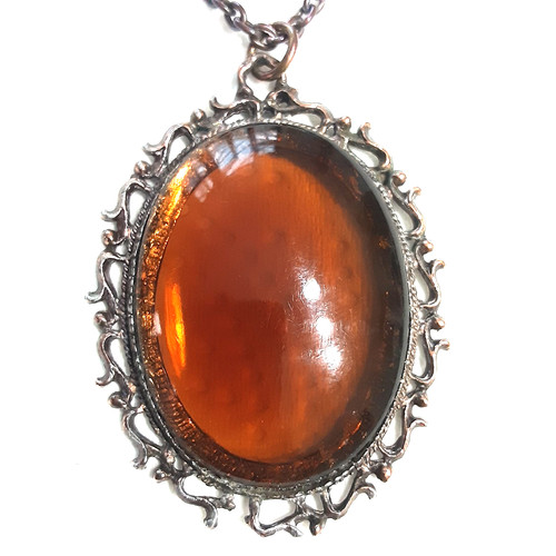 Victorian pendant necklace 5cm - pendant,