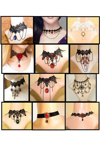 Halloween black lace - black,