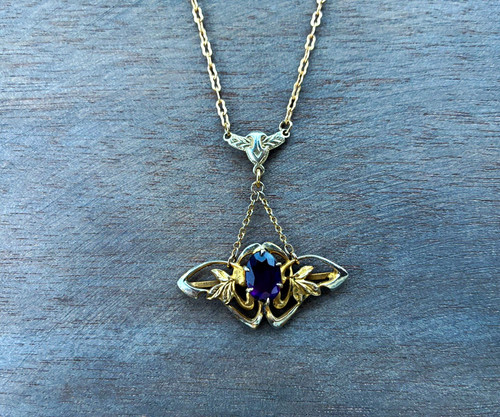 Antique victorian amethyst - antique,