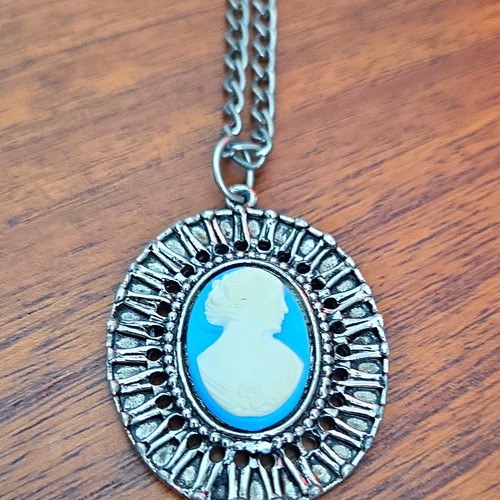 Vintage victorian revial cameo - vintage,