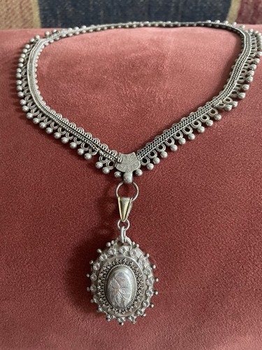 Victorian book chain necklace - victorian,