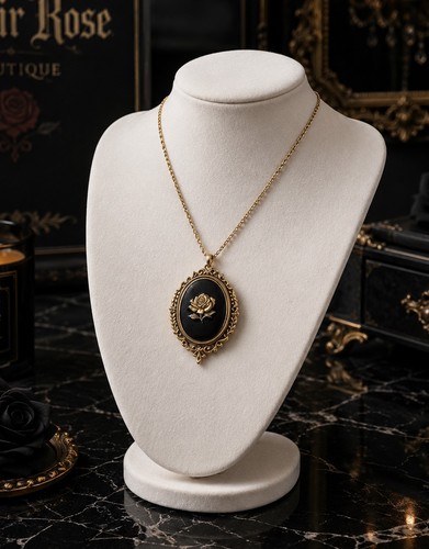 Vintage gold tone black - gold,