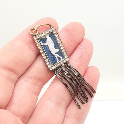 Antique victorian tassel cameo - victorian,