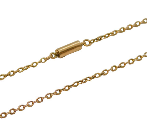 Victorian 9ct rose gold - rose, cable